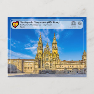 Carte Postale UNESCO WHS - Cathédrale de Saint Jacques de Compos