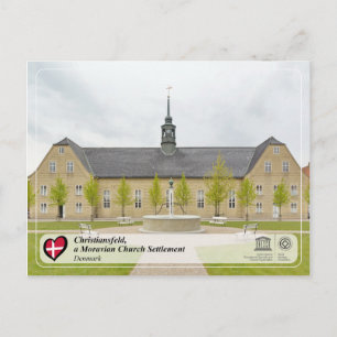 Carte Postale UNESCO WHS - Christiansfeld - Église morave