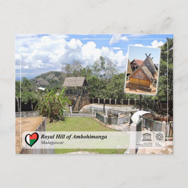 Carte Postale UNESCO WHS - Colline royale d'Ambohimanga (Devant)