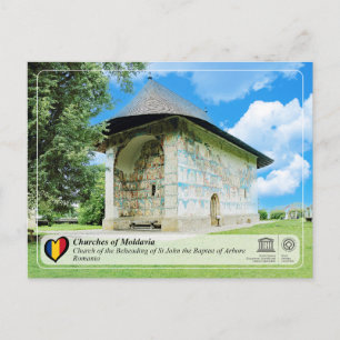 Carte Postale UNESCO WHS - Eglises de Moldavie - Arbore