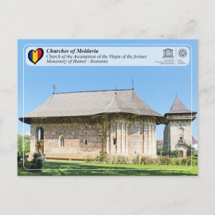 Carte Postale UNESCO WHS - Eglises de Moldavie - Humour