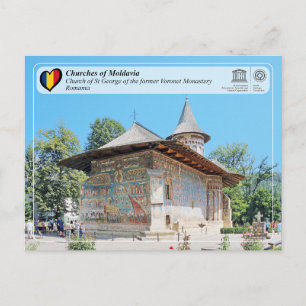 Carte Postale UNESCO WHS - Églises de Moldavie - Voroneț