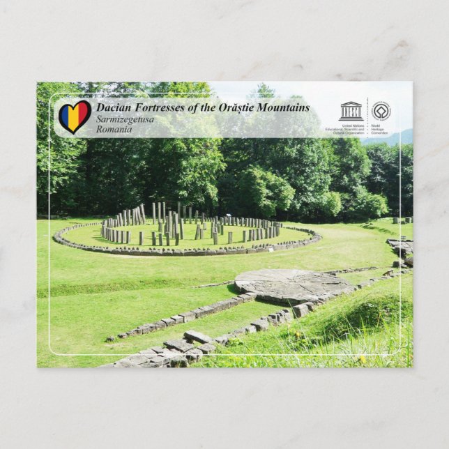 Carte Postale UNESCO WHS - Forteresses daces - Sarmizegetusa (Devant)