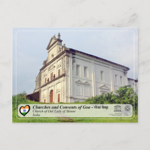 Carte Postale UNESCO WHS - Goa - Église Notre-Dame du Mont