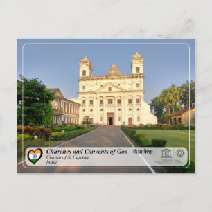 Carte Postale UNESCO WHS - Goa - Eglise St Cajetan