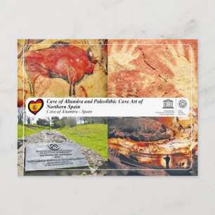 Carte Postale UNESCO WHS - Grottes d'Altamira / Cueva de Altamir