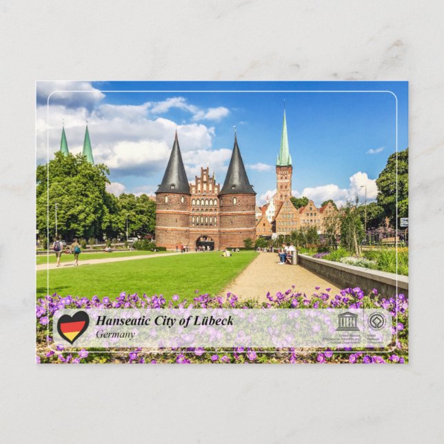 Carte Postale UNESCO WHS - Hanseatic City of Lübeck (Devant)