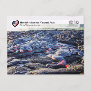 Carte Postale UNESCO WHS - Hawaii Volcanoes National Park Postc