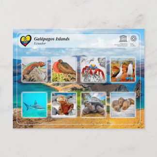 Carte Postale UNESCO WHS - Îles Galápagos