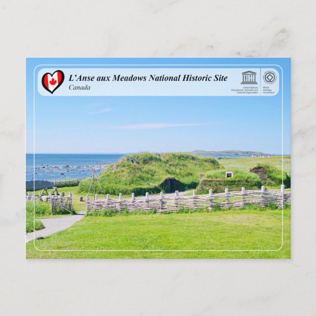 Carte Postale UNESCO WHS - L’Anse aux Meadows (Devant)