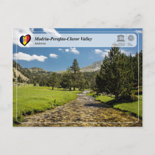 Carte Postale UNESCO WHS - Madrid-Perafita-Claror Valley