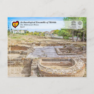 Carte Postale UNESCO - WHS - Mérida - La Maison du Mithraeum