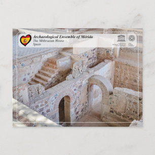 Carte Postale UNESCO - WHS - Mérida - La Maison du Mithraeum