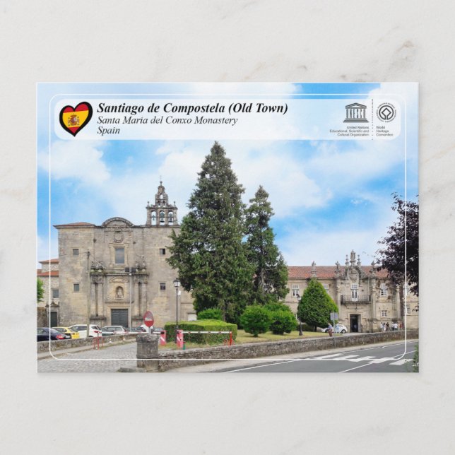Carte Postale UNESCO WHS - Monasterio de Père Noël María del Con (Devant)