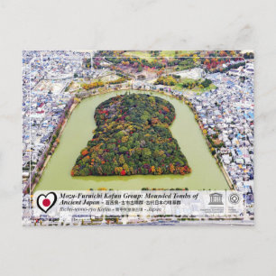 Carte Postale UNESCO WHS - Mozu Kofun - Richu-tenno-ryo Kofun
