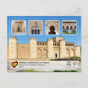 Carte Postale UNESCO WHS - Palais de l'Aljafería