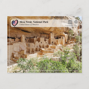 Carte Postale UNESCO WHS - Parc national de Mesa Verde