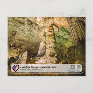 Carte Postale UNESCO WHS - Parc national des grottes de Carlsbad