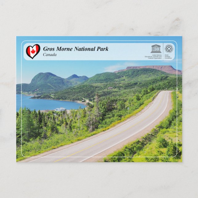 Carte Postale UNESCO WHS - Parc national du Gros-Morne (Devant)