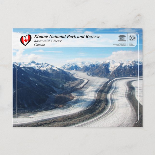 Carte Postale UNESCO WHS - Parc national et réserve de Kluane (Devant)