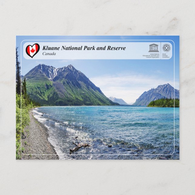 Carte Postale UNESCO WHS - Parc national et réserve de Kluane (Devant)