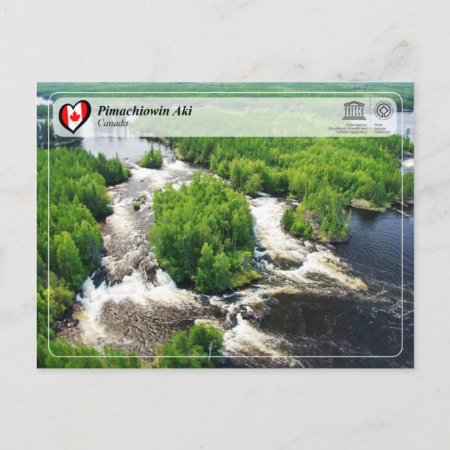 Carte Postale UNESCO WHS - Pimachiowin Aki (Devant)