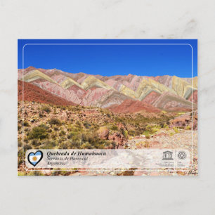Carte Postale UNESCO WHS - Quebrada de Humahuaca