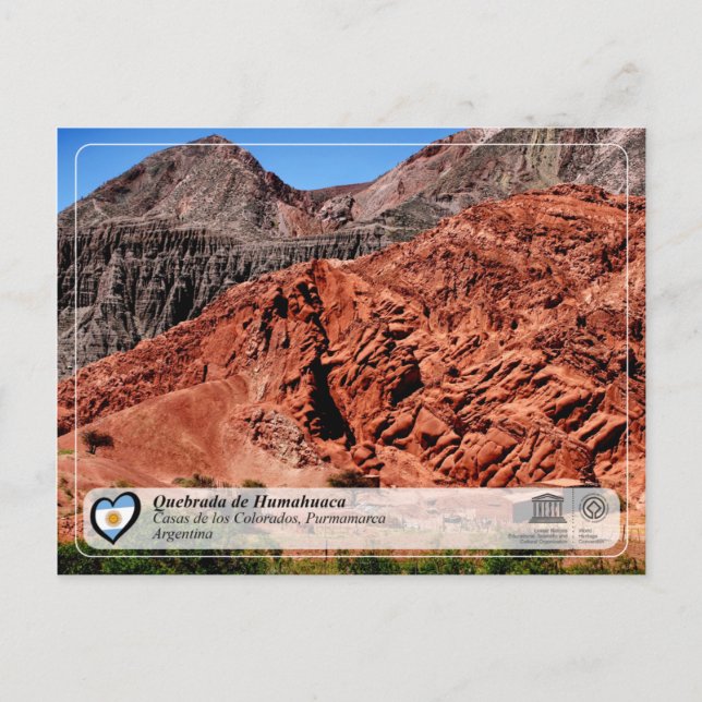 Carte Postale UNESCO WHS - Quebrada de Humahuaca (Devant)
