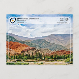 Carte Postale UNESCO WHS - Quebrada de Humahuaca