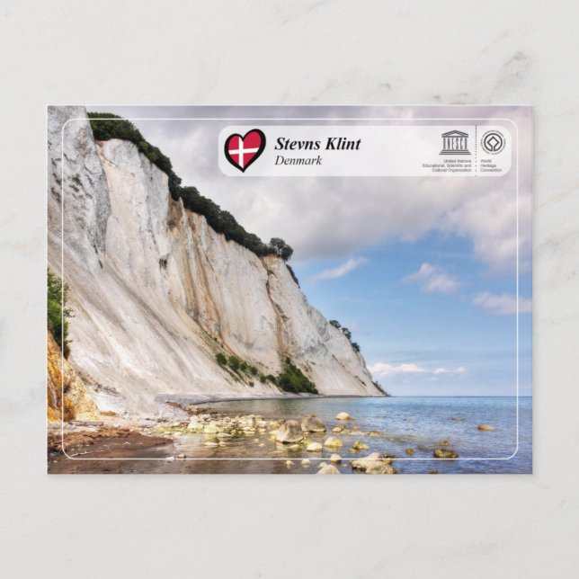 Carte Postale UNESCO WHS - Stevns Klint (Devant)