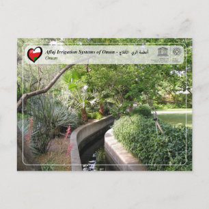 Carte Postale UNESCO WHS - Systèmes d'irrigation Aflaj d'Oman