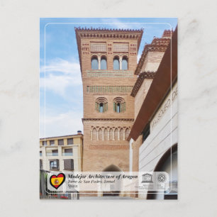 Carte Postale UNESCO WHS - Torre e iglesia de San Pedro