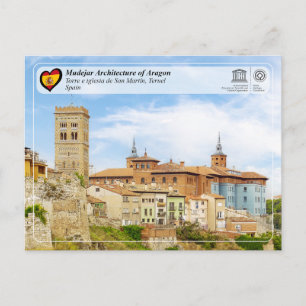 Carte Postale UNESCO WHS - Tour de l'église de San Martín