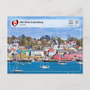 Carte Postale UNESCO WHS - Vieille Ville Lunenburg