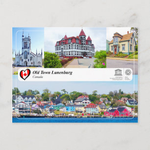 Carte Postale UNESCO WHS - Vieille Ville Lunenburg
