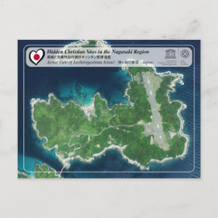 Carte Postale UNESCO WHS - Villages sur l'île de Kashiragashima