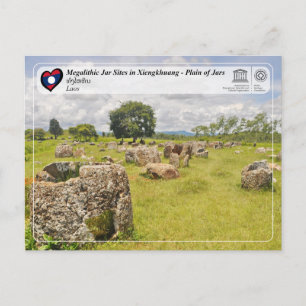 Carte Postale UNESCO - Xiengkhuang - Plaine de Jars - ທົ່ ງ ໄ ຫ 