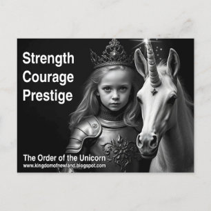 Carte postale Unicorn