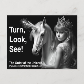 Carte postale Unicorn