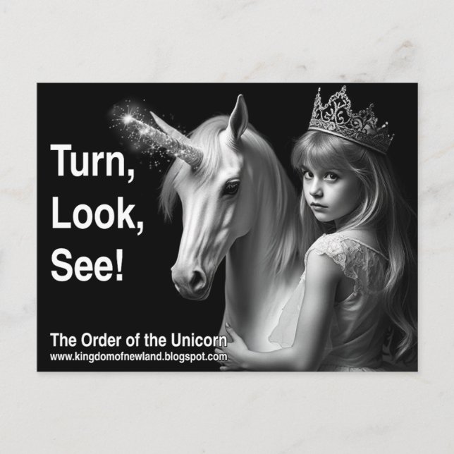 Carte postale Unicorn (Devant)