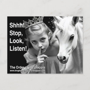 Carte postale Unicorn
