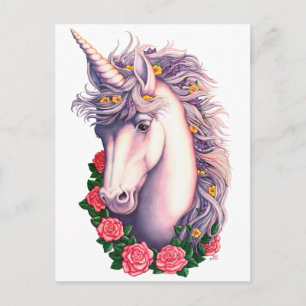 Carte Postale Unicorn Cameo
