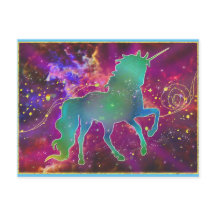 Carte postale Unicorn Dreams