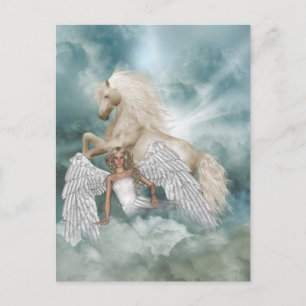 Carte postale Unicorn Magic Beauty Angel