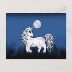 Carte Postale Unicorn Moon