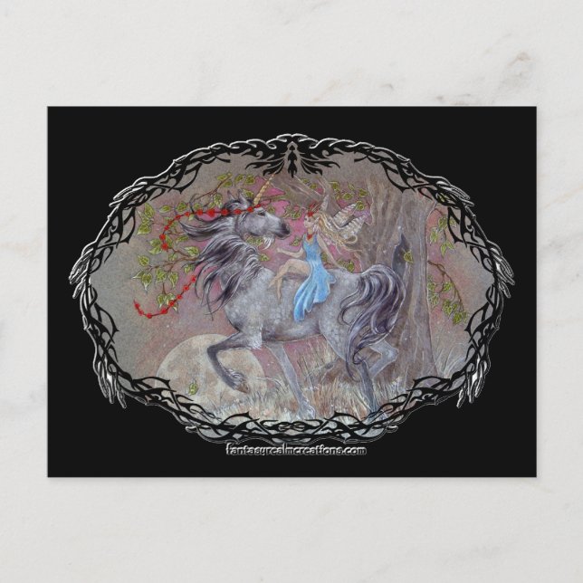 Carte postale - Unicorn Valentine (Devant)