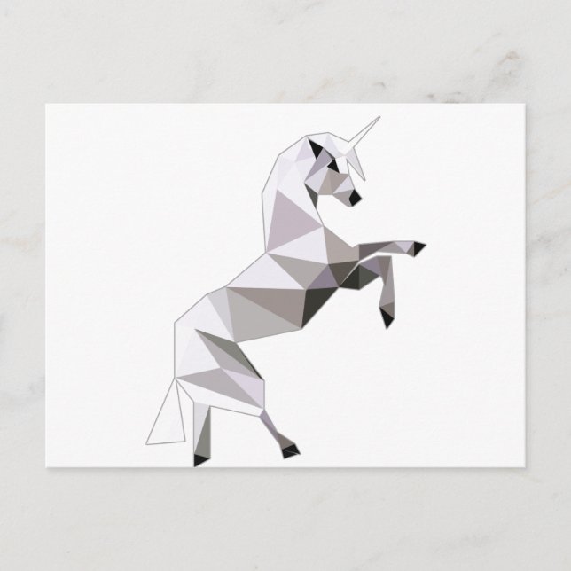 Carte Postale Unicorne (Devant)