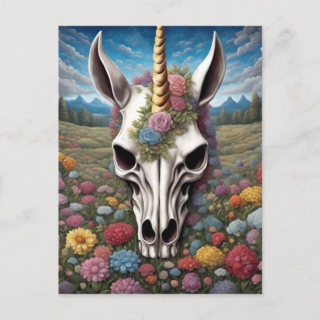 Carte Postale Unicorne (Devant)