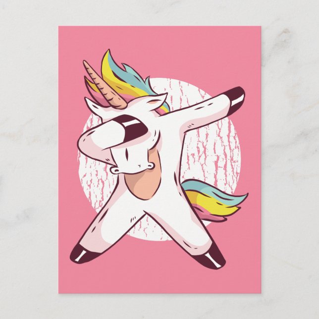 Carte Postale Unicorne (Devant)