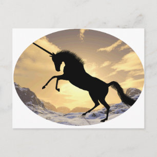 Carte Postale Unicorne